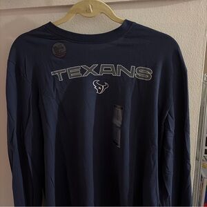 Nike Texans Navy Long Sleeve Shirt